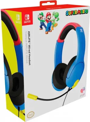 Produktbild von PDP LVL40, Kabelgebunden, Gaming, 200 g, Kopfhörer, Blau, Rot