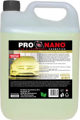 Produktbild von 5L ProNano Yellow Snow Foam | Konzentratprodukt | Kontaktloses Autoshampoo für LKW und PKW