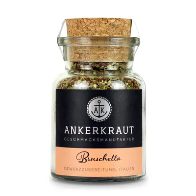 Immagine prodotto di Ankerkraut Bruschetta preparazione spezie Italia barattolo sughero 55g