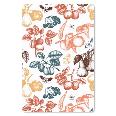 Produktbild von MuchoWow® Mauspad Mousepad Obst - Jahrgang - Baum - Design 40x60 cm - Mousepads - Maus Mat - Pad - Mausunterlage - Schreibtisch Accesoire