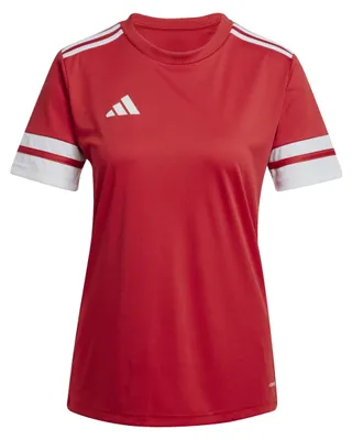 Productafbeelding van Adidas Squadra 25 Shirt Korte Mouw Dames - Rood / Wit | Maat: L
