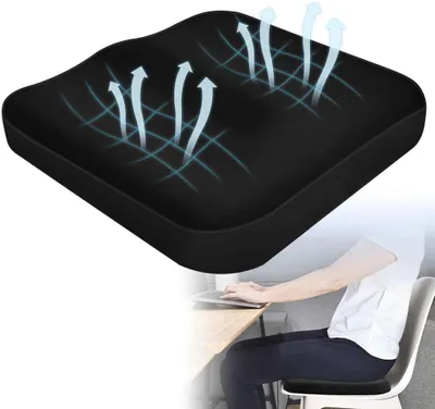 Imagen del producto de Cojín ergonómico de espuma viscoelástica, cojín de soporte para la pierna, ideal para oficina o teletrabajo