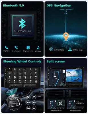 Productafbeelding van 2G + 64G GPS-autoradio voor (2014-2021) Android 15.0 Carplay FM RDS Android Auto WiFi IPS 9 inch