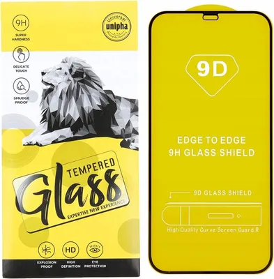Obrázek produktu pro 9D ochranné sklo pro iPhone 13 Mini 5.4 s černým rámečkem