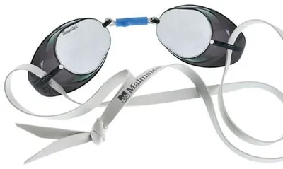 Produktbild von Malmsten Schwimmbrille Classic | Antibeschlag | Brauner Rauch