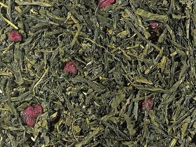 Produktbild von 1 kg Grüntee Sencha Japanische Kirsche aromatisiert