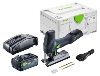 Zdjęcie produktu dla Festool PSC-E 18 EB-Basic Akumulatorowa wyrzynarka oscylacyjna 18 V 40 mm + 1x akumulator 8,0 Ah + ładowarka + Systainer