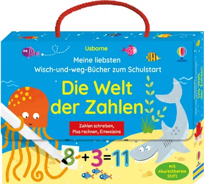 Produktbild von Meine liebsten Wisch-und-weg-Bücher zum Schulstart: Die Welt der Zahlen