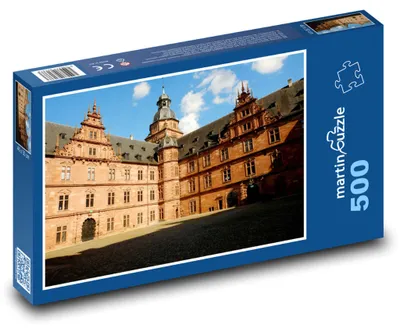 Produktbild von Puzzle 500 Schloss Johannisburg in Aschaffenburg - martinpuzzle