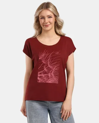 Produktbild von Damen-Funktions-T-Shirt Kilpi ARONY-W, DUNKELROT, Größe 38