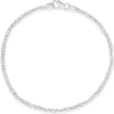 Produktbild von JEWLIX Königsarmband 925 Sterlingsilber 2 mm vierkant 19cm 21cm 23cm