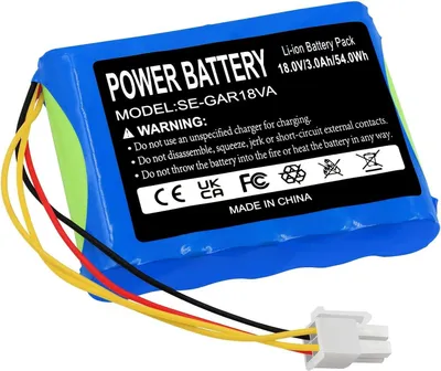 Produktbild von Easekent 18V 3000mAh Ersatzakku für Husqvarna Automower 310 315 315X und Gardena Sileno City 250 500 R100Li R130Li R160Li Mähroboter, Kompatibel mit 5848528-01 5848228-01 5895862-01 Batterie