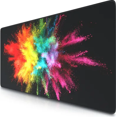 Zdjęcie produktu dla Podkładka pod mysz Titanwolf XXL Speed Gaming Black 900 x 400 mm, podkładka pod mysz XXL, duży rozmiar, poprawia precyzję i szybkość, eksplozja kolorów