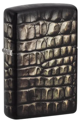 Produktbild von Zippo Benzin-Feuerzeug 540 schwarz, Fusion Alligator Skin 60007249, unbefüllt