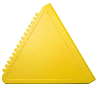 Image de Grattoir à glace "Triangle" jaune standard