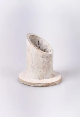 Produktbild von Kerzenleuchter Ø für Kerzen 3 cm, Holz helle Lackierung, rund
