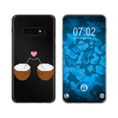 Produktbild von PhoneNatic Case kompatibel mit Samsung Galaxy S10e Silikon-Hülle Sommer Coconuts M3