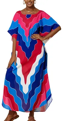 Zdjęcie produktu dla Solidchoice - Długi kardigan w stylu boho, maxi sukienka plażowa, kimonowa narzutka
