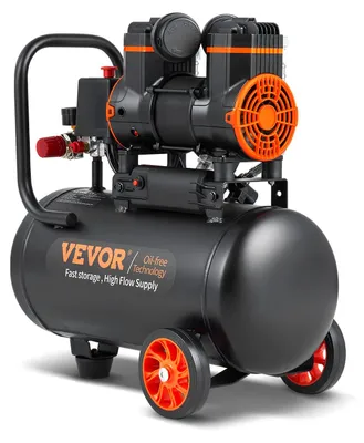 Obrázok produktu pre VEVOR Kompresor, 18 litrov, kompresor na stlačený vzduch, 2800 otáčok/min, 900 W (1,2 PS), 3,5 MPa, bezolejový
