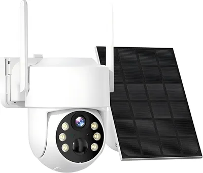 Zdjęcie produktu dla 4MP 2K HD Solar PTZ WLAN kamera bezpieczeństwa, noktowizor, dwukierunkowe audio, kamera do monitoringu IP66