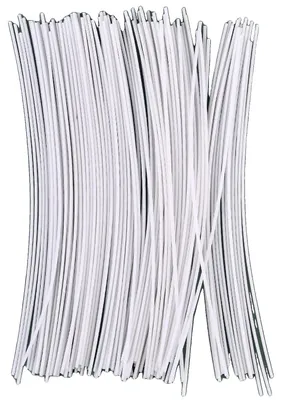 Productafbeelding van Kaarsen lonten, set van 100 stuks, rookvrije katoenen lonten, 20 cm - 100 stuks