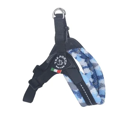 Produktbild von Tre Ponti RR200 Easy Fit Soft Mesh Camouflage mit verstellbarem Bauchgurt und Click-Verschluss camou-blau