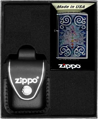 Produktbild von ZIPPO Feuerzeug LOTUSBLUMEN-DESIGN Geschenkset Nr. 3