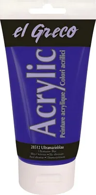 Produktbild von KREUL Acrylfarbe eL Greco ultramarinblau 150ml Tube