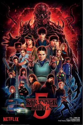 Produktbild von Stranger Things - Staffel 5 - One Sheet - Poster 61x91,5 cm
