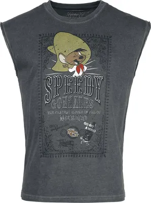 Produktbild von Looney Tunes Tank-Top Herren Speedy Gonzales schwarz XL
