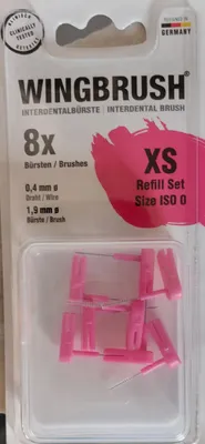 Image de Kit de recharges Wingbrush pour bande interdentaire Iso 0 x-Small 8 pces