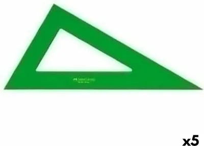 Immagine prodotto di Squadra per muratore Faber-Castell verde 12 cm (5 pezzi)