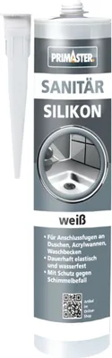 Produktbild von Primaster Sanitär Silikon weiß 310 ml