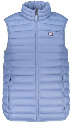 Produktbild von Ärmellose blaue Herrenjacke – Leicht, stilvoll und praktisch