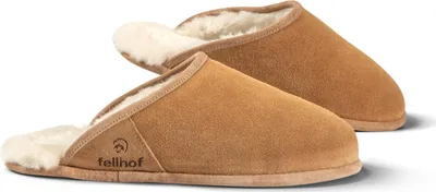 Produktbild von Fellhof Trendy Uni Lammfell-Pantoffel Beige (Natur), 3201-NAT