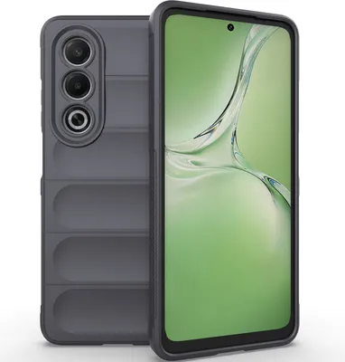 Produktbild von Handyhülle für Oppo K12x Weich TPU Silikon Stossfest Anti-rutsch Hülle Dunkelgrau