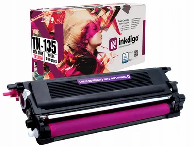 Produktbild von Inkdigo Toner TN135M für Brother DCP-9040CN, DCP-9042CDN, DCP-9042CN, DCP-9045CDN – Magenta, 4000 Seiten,, KI-generiertes Bild