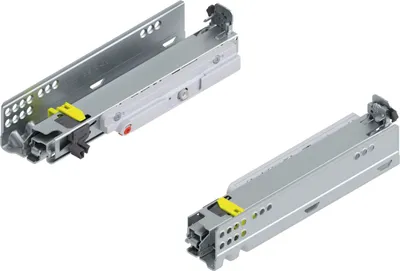 Produktbild von Blum Movento Tip On Blum Vollauszug 250 NL, Schubladenauszug bis 40kg belastbar, Unterbodenführung 760H2500T