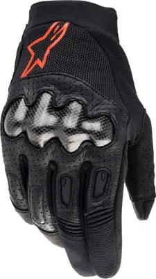 Immagine prodotto di Guanti MEGAWATT, ALPINESTARS (nero/rosso fluo, taglia 3XL)