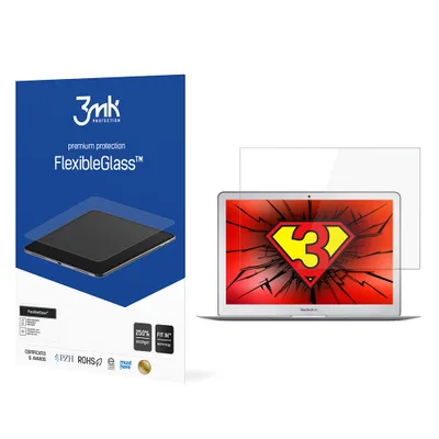 Produktbild von 3mk Display Hybridglas FlexibleGlass für Apple MacBook Air 13''  0,3mm 7H