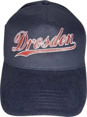Produktbild von Baseballcap mit Einstickung - Dresden - 68143 schwarz
