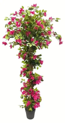 Obrázek produktu pro Umělá bougainvillea – umělá rostlina – dekorativní rostlina – nenáročná rostlina – 185 cm vysoká – nenáročná na údržbu