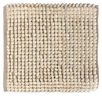 Productafbeelding van Zohome badmat - Polyester, model Fabrizio, 60x60 cm, kleur taupe