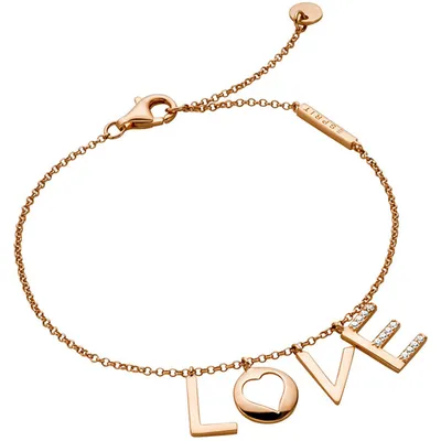 Produktbild von Esprit ESBR00231318 Damen Armband LOVE Amory Rose Weiß 22 cm