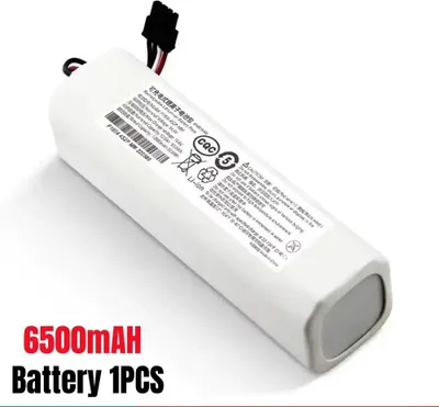 Immagine prodotto di Batteria per robot aspirapolvere P2008-4S2P-MMBK - Li-Ion - 14,4 V 6500 mAh - Batteria di ricambio compatibile con S10, D9, F9, L10 Pro