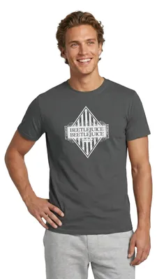Produktbild von Spreadshirt Beetlejuice 2 Logo Männer T-Shirt, 3XL, Anthrazit
