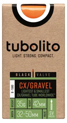 Image de Chambre à air -S-Tubo-CX/Gravel-All-SV42 - Black - Tubolito