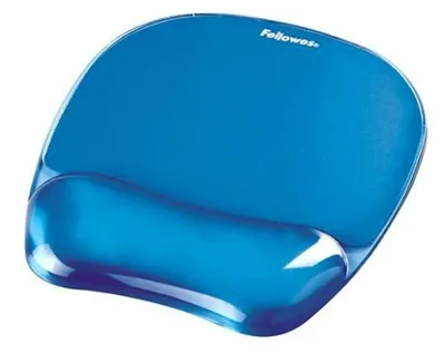 Image de Tapis de souris Fellowes - 235 mm x 203,2 mm x 19,1 mm - Bleu