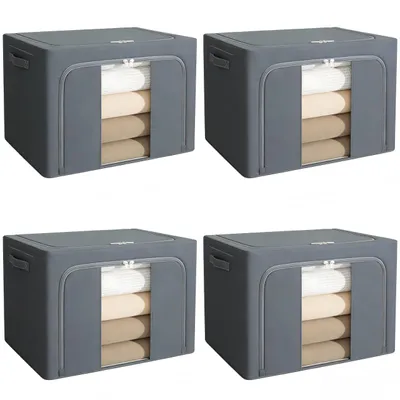 Obrázek produktu pro Velké úložné boxy na oblečení a ložní prádlo, vodotěsné a prachotěsné