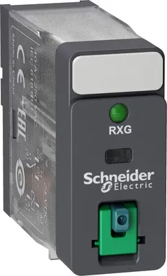 Produktbild von Schneider Electric RXG12BD Leistungsrelais Schwarz